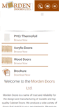 Mobile Screenshot of mordendoors.ca